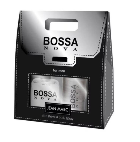 Seturi Cadou - Set Cosmetice Barbati JEAN MARC Bossa Nova, After Shave 100 ml si Spray Deodorant de Corp 150 ml
