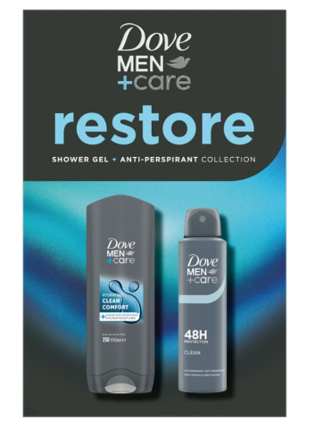 Seturi Cadou - Set cadou Dove Men+Care Restore: gel de dus, 250 ml + deodorant spray, 150 ml