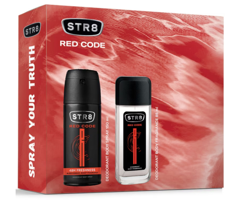 Seturi Cadou - Set cadou STR8 Red Code: Parfum pentru corp, 85 ml + Deodorant spray pentru corp, 150 ml