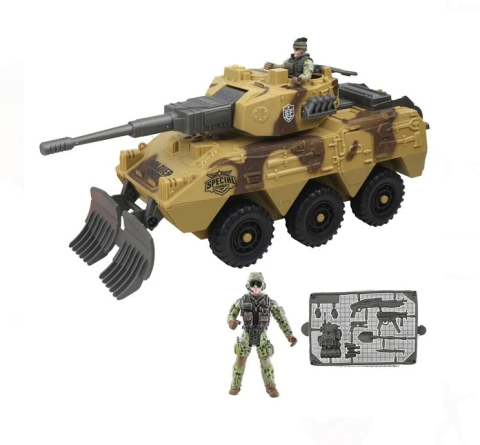 Jucarii baieti - Set de Lupta cu Tanc Militari & Accesorii