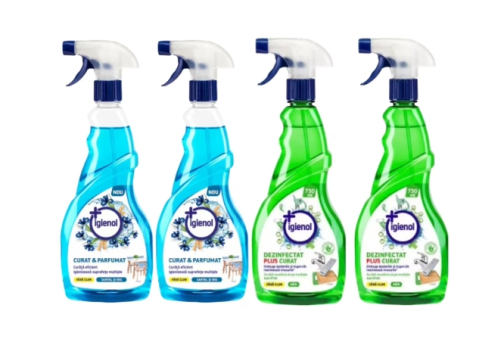 Solutie suprafete - Set Curatenie Igienol: 2x Solutie Multisuprafete 750ml Santal Iris + 2x Solutie Multisuprafete 750ml Mar