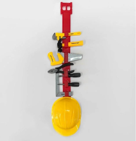 Set de Joaca Curea cu Scule & Casca - 9 piese [1]