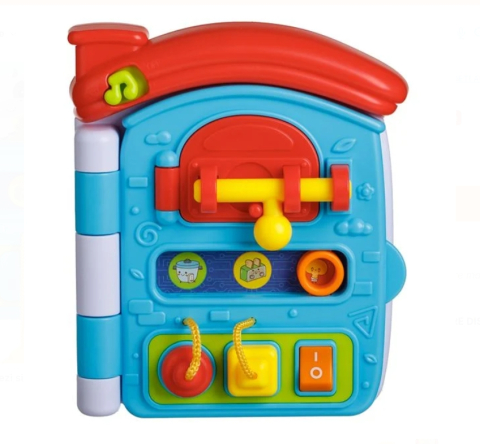 Jucarie Educativa Invat Casa cu Efecte Sonore 15x6x18cm [1]