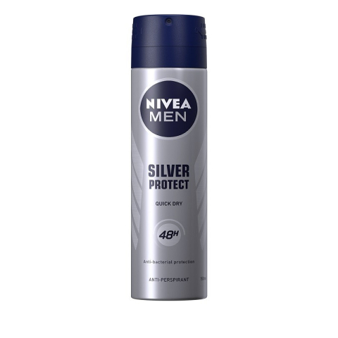 Deodorante si antiperspirante - Set Deodorant Spray Men Silver Protect Nivea Deo 3 Bucati x 150ml
