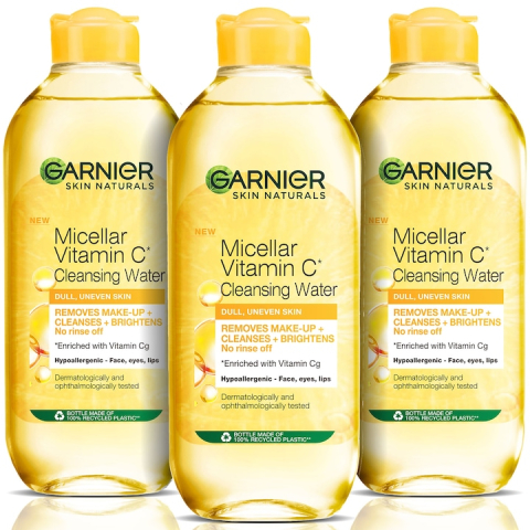 Ingrijire personala - Set Garnier 3x Apa micelara Skin Naturals imbogatita cu Vitamina C, 400 ml