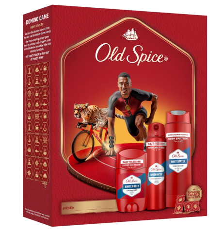 Seturi Cadou - Set cadou Old Spice Ironman: Deodorant stick Whitewater 50ml, Spray Whitewater 150 ml ,Gel de dus Whitewater 250 ml