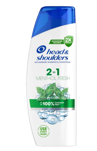 Set 4 x Head & Shoulders Menthol Fresh – Sampon si balsam 2 in 1 anti-matreata, 330 ml - Copie [1]