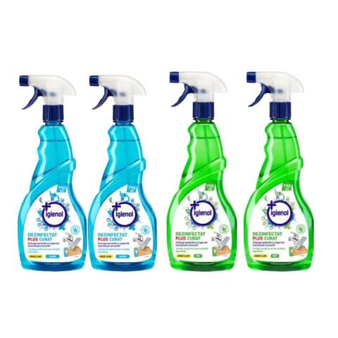 Solutie suprafete - Set Igienol Curatenie: 2x Multisuprafete 750ml Marin + 2x Multisuprafete 750ml Mar