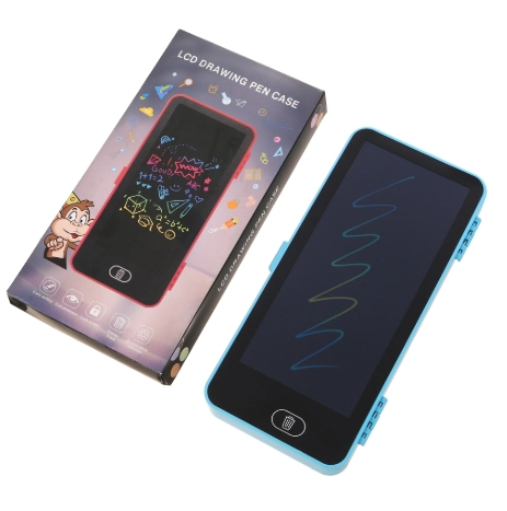 Jucarii Casnice - Penar cu tableta de desenat LCD in forma de telefon