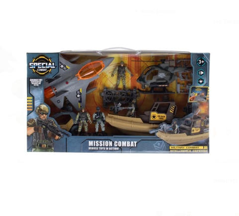 Set Militar cu Echipa de Misiune Tactica cu Figurine Sunete si Lumini [1]