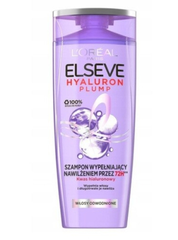 Set sampon si balsam L'Oreal Paris Hyaluron Plump, 400ml sampon, 200ml balsam, pentru par deshidratat [2]