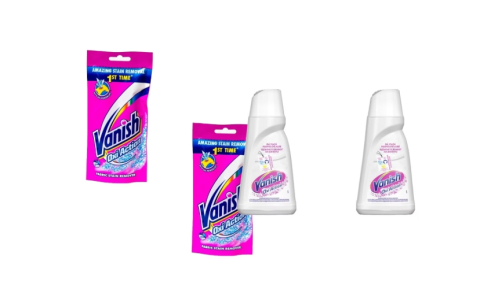 Produse Curatenie - Set Vanish 4 x Variety, 2 x Pete Lichid 100ml White, 2 x Pete Lichid 1l White