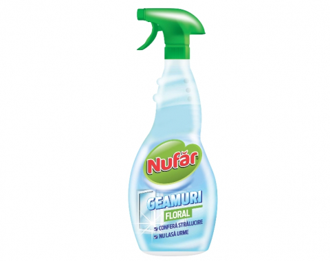 Solutie geamuri - Solutie curatare geamuri Nufar Floral, 500 ml