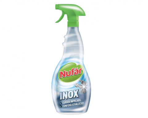 Produse Curatenie - Solutie curatare inox Nufar, 500 ml