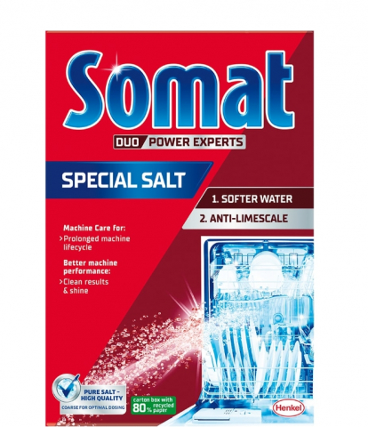 Detergent vase - Somat Sare Dedurizanta , Pachet 2 bucati X 1,5 Kg