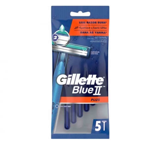 Ingrijire corp si par - Aparat de ras pentru barbati de unica folosinta Gillette Blue2 Plus – 5 bucati