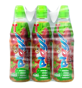 Bauturi necarbogazoase - TEDI play! Suc Capsune SGR 3 x 0,4 L