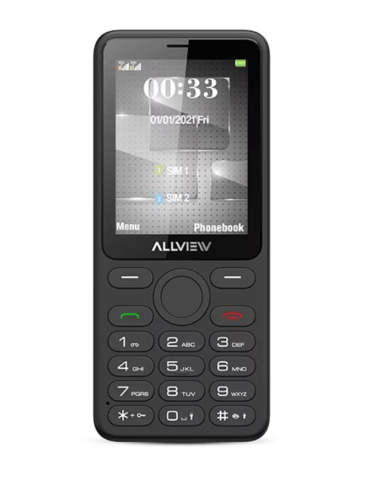 Telefon mobil Allview M30 LUNA, 2.8 inch, Dual Sim, 2G, 1.3 MP, microSD, bluetooth, radio, lanterna, buton SOS, USB-C, Gri inchis [1]
