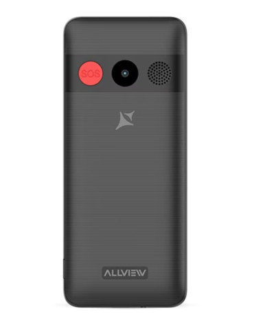 Telefon mobil Allview M30 LUNA, 2.8 inch, Dual Sim, 2G, 1.3 MP, microSD, bluetooth, radio, lanterna, buton SOS, USB-C, Gri inchis [3]