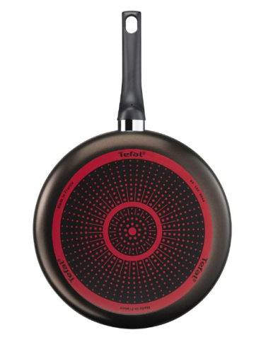 Tigaie saute cu capac Tefal Simply Clean, Thermo-Signal, invelis antiaderent din titan, 24 cm [1]