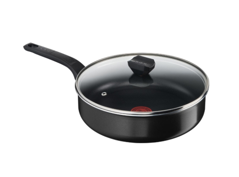 Casa, Gradina & Bricolaj - Tigaie saute cu capac Tefal Simply Clean, Thermo-Signal, invelis antiaderent din titan, 24 cm