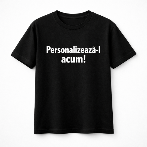 Cadouri pentru EA - Tricou din bumbac personalizat - Negru