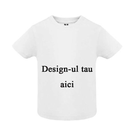 Cadouri Copii - Tricou  personalizat copii- ALB