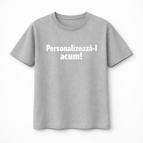 Cadouri pentru EA - Tricou din bumbac personalizat - Gri