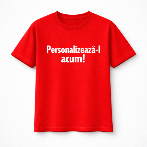 Cadouri pentru EA - Tricou din bumbac personalizat - ROSU