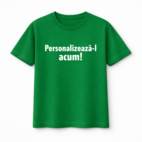 Cadouri pentru EA - Tricou din bumbac personalizat - VERDE