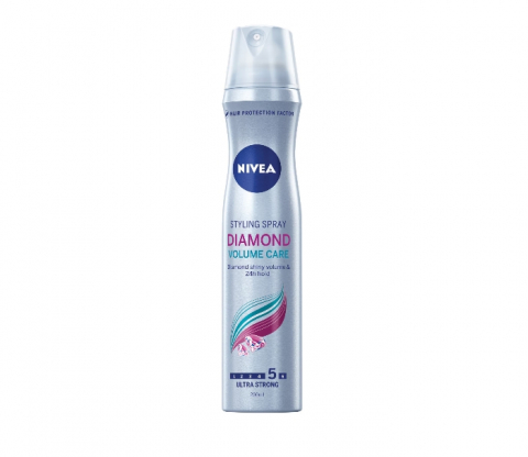 Ingrijire corp si par - Fixativ spray Nivea Styling Diamond Volume, 250 ml