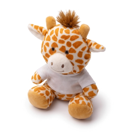 Ursulet de plus Girafa cu tricou personalizat [1]