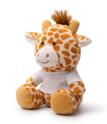 Ursulet de plus Girafa cu tricou personalizat [2]