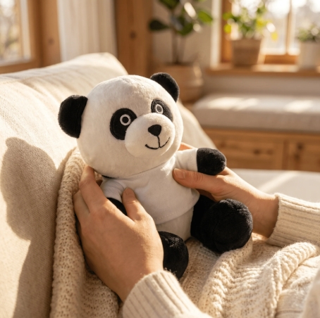 Ursulet de plus Panda cu tricou personalizat [2]