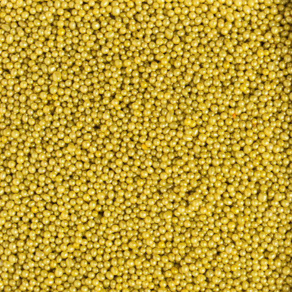 Perle Zahar Auriu Metalizat D2mm, 100g, Decora [2]
