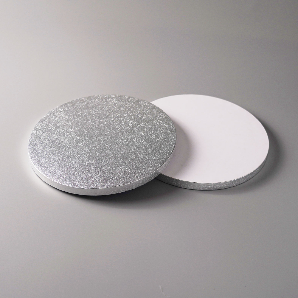 Platou Tort Rotund Argintiu, D45 x H1.2cm, 5Buc [3]