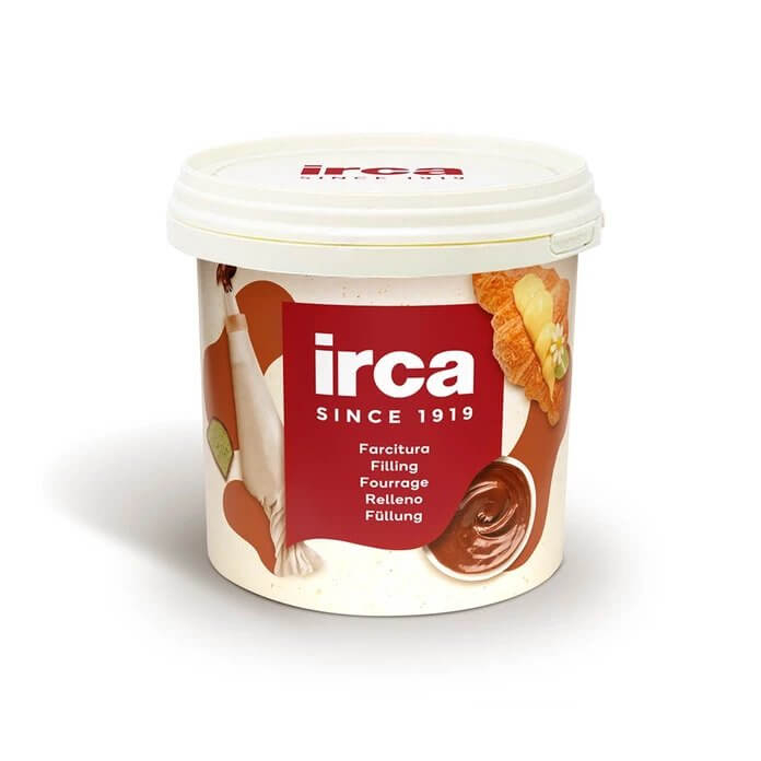 Crema Crocanta de Ciocolata Alba si Caramel Sarat Pralin Delicrisp Caramel Fleur de Sel Irca - 5Kg [2]