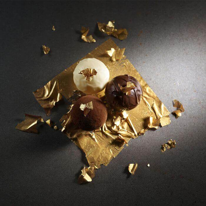 Set Foite de Aur Alimentar Golden Touch 8 x 8cm, Set 45 Buc, Modecor [3]