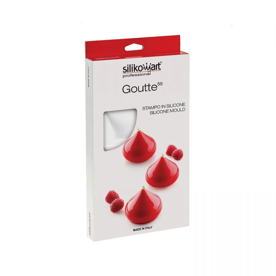 Forma Silicon Picatura 8 Cavitati (Goutte 55), D5.4 x H4.1cm, 55ml, Silikomart [5]