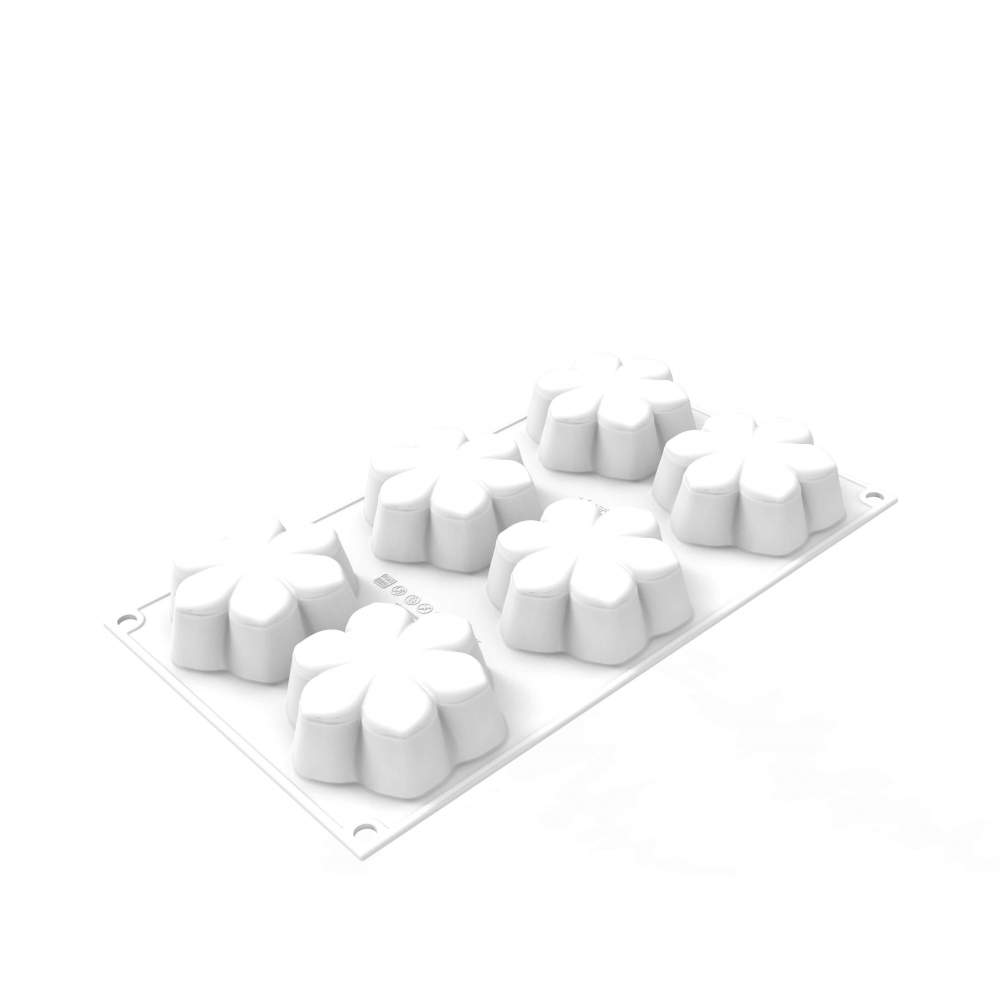 Forma Silicon 6 Cavitati (Hana 87), D7.2 x H3cm, 87ml, Silikomart [3]