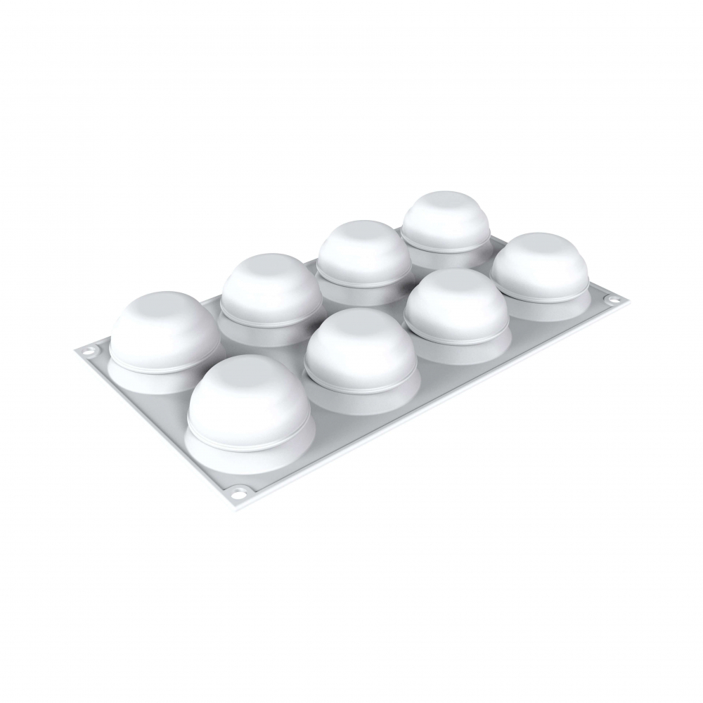 Forma Silicon 8 Cavitati (Kiku 70), D5.8 x H3.7cm, 70ml, Silikomart [4]