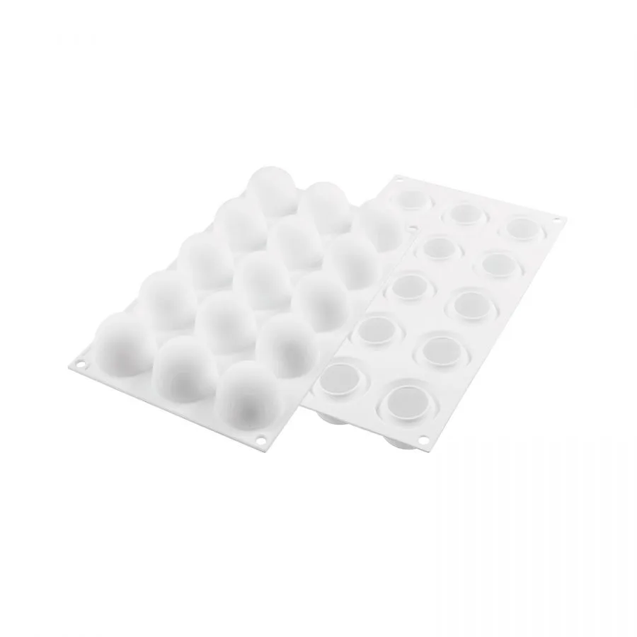 Forma Silicon Sfere 15 Cavitati (Truffles 40), D4.2 x H3.6cm, 40ml, Silikomart [2]