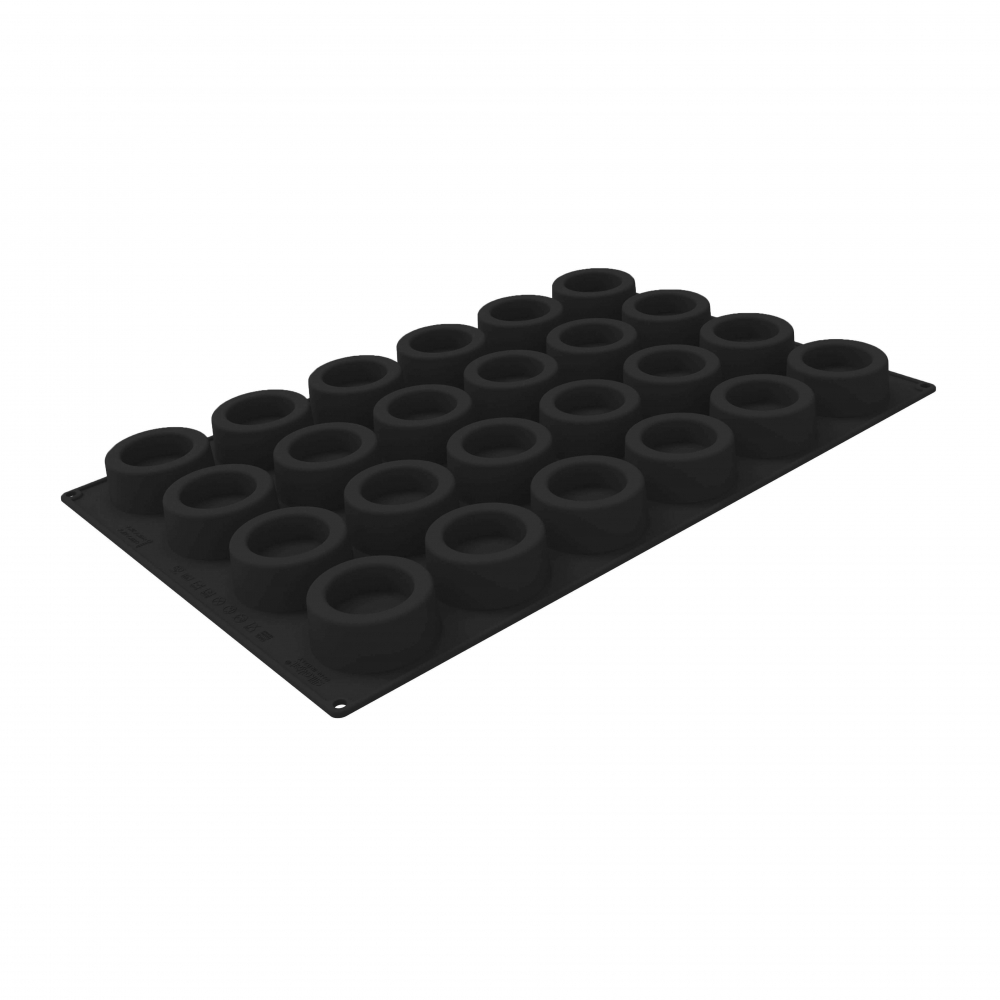 Forma Silicon Capsule Monoportii 24 Cavitati (SQ092), D8 x H3.5cm, 120ml, Silikomart [3]