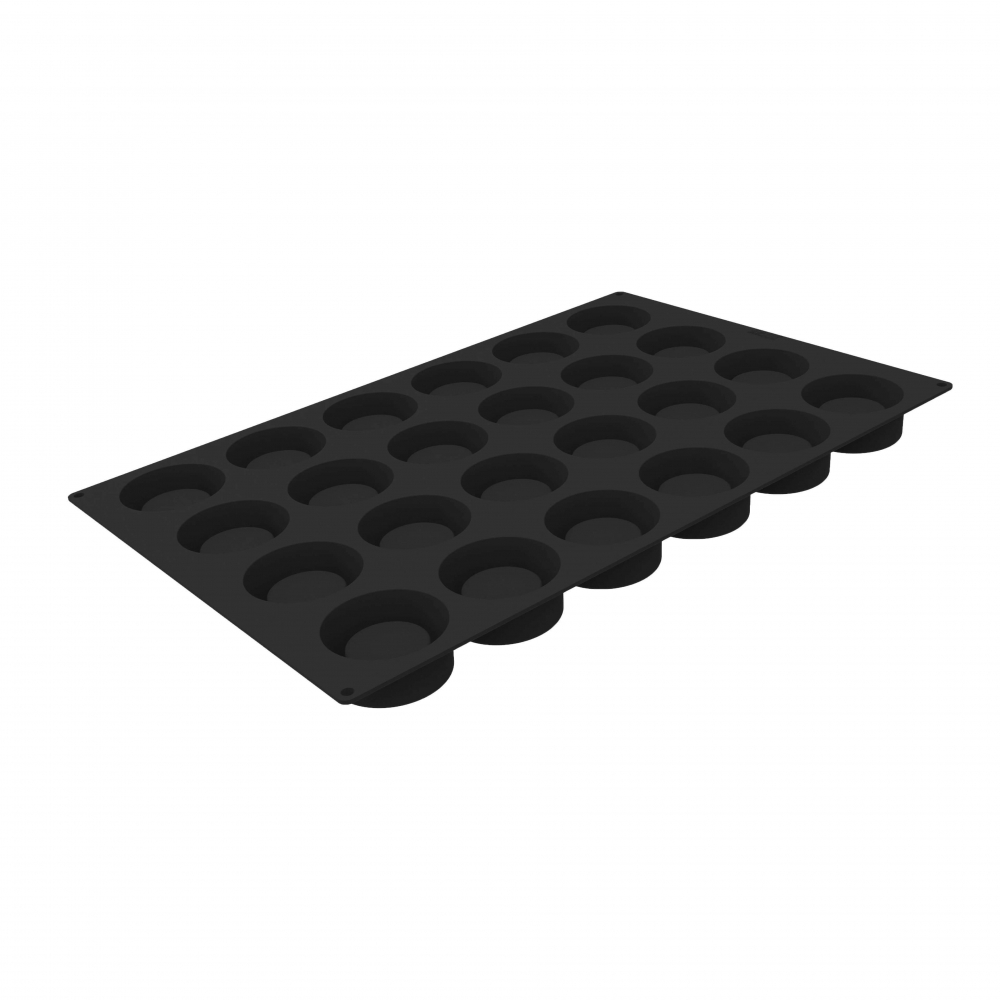 Forma Silicon Capsule Monoportii 24 Cavitati (SQ092), D8 x H3.5cm, 120ml, Silikomart [2]
