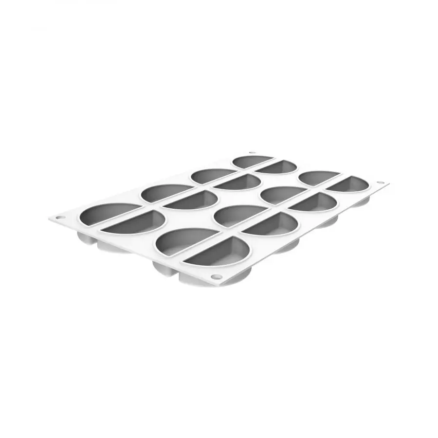 Forma Silicon Rainbow 16 Cavitati + Decupator, 6.5 x 1.6 x H3.25cm, 26ml, Silikomart [3]