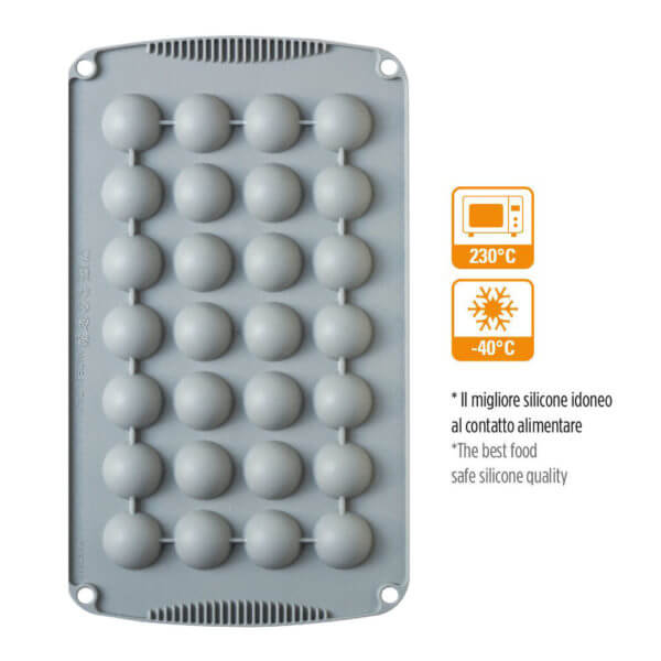 Forma Silicon Semisfere 28 Cavitati, D3 x H1.5cm, Decora [3]