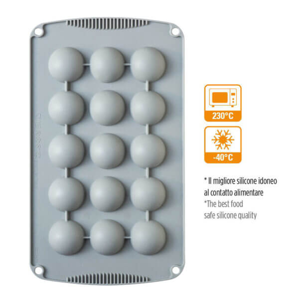 Forma Silicon Semisfere 15 Cavitati, D4 x H2cm, Decora [3]