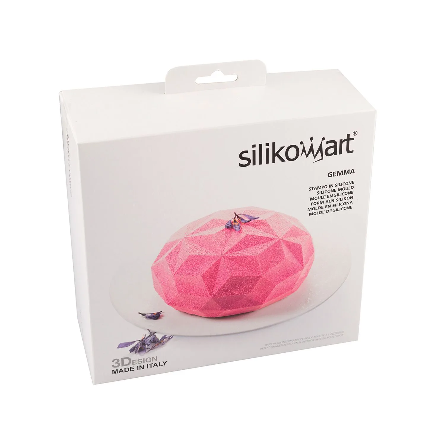 Forma Silicon Tort 3D (Gemma), D18 x H9cm, 1590ml, Silikomart [7]