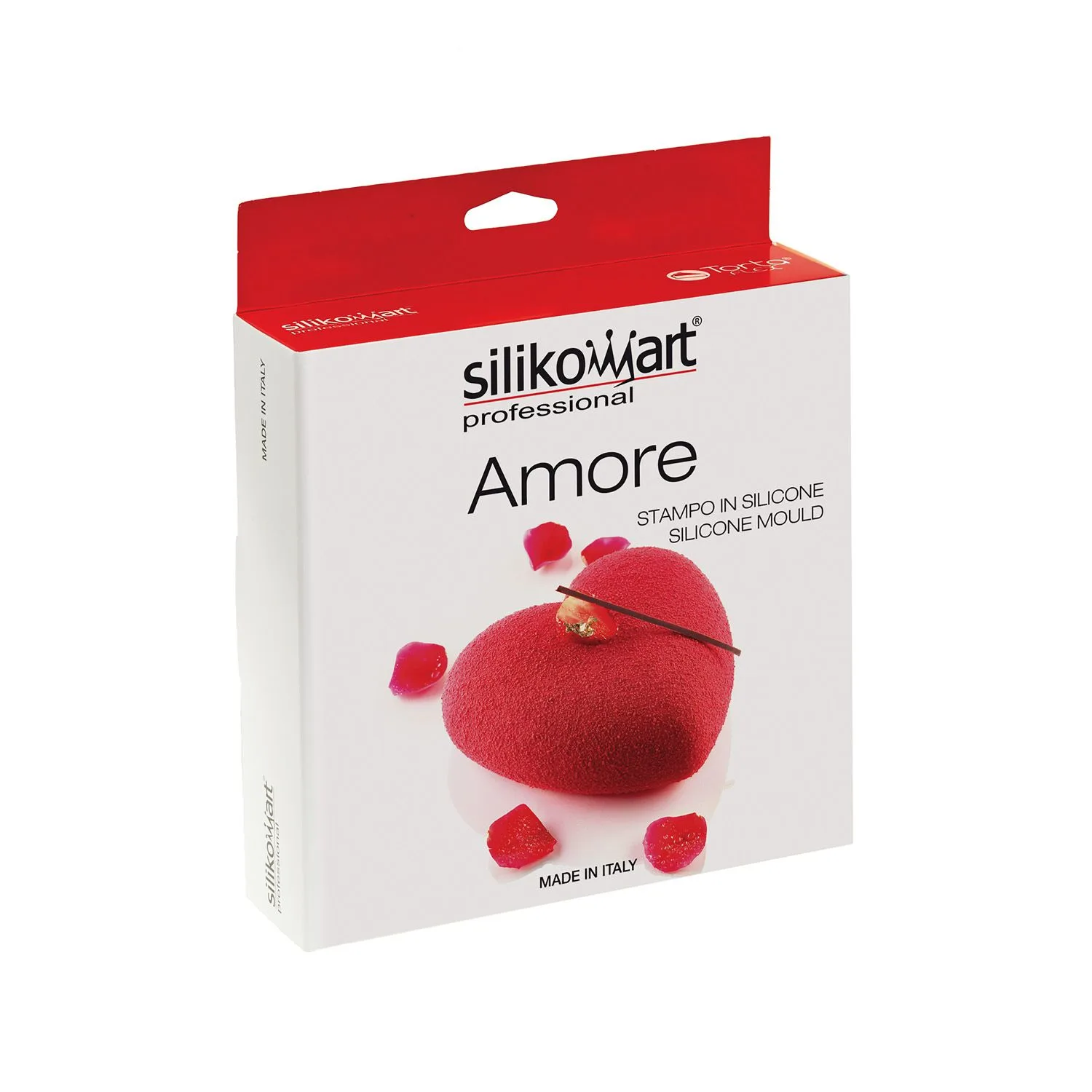 Forma Silicon Tort Inima 3D + Decupator (Amore 600), 14.2 x 13.7 x H5.2cm, 600ml, Silikomart [6]
