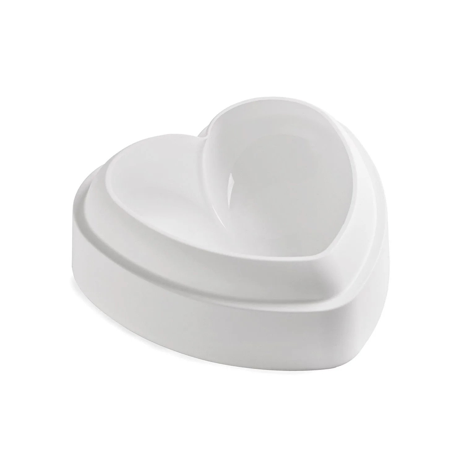 Forma Silicon Tort Inima 3D + Decupator (Ti Amo), 17 x 16.4 x H6.3cm, 1000ml, Silikomart [3]